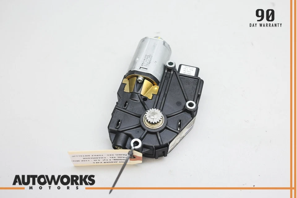 04-09 Jaguar XJ8 X350 Sunroof Sun Roof Adjustable Gear Motor 4W93F53508AA OEM - Image 2 of 4