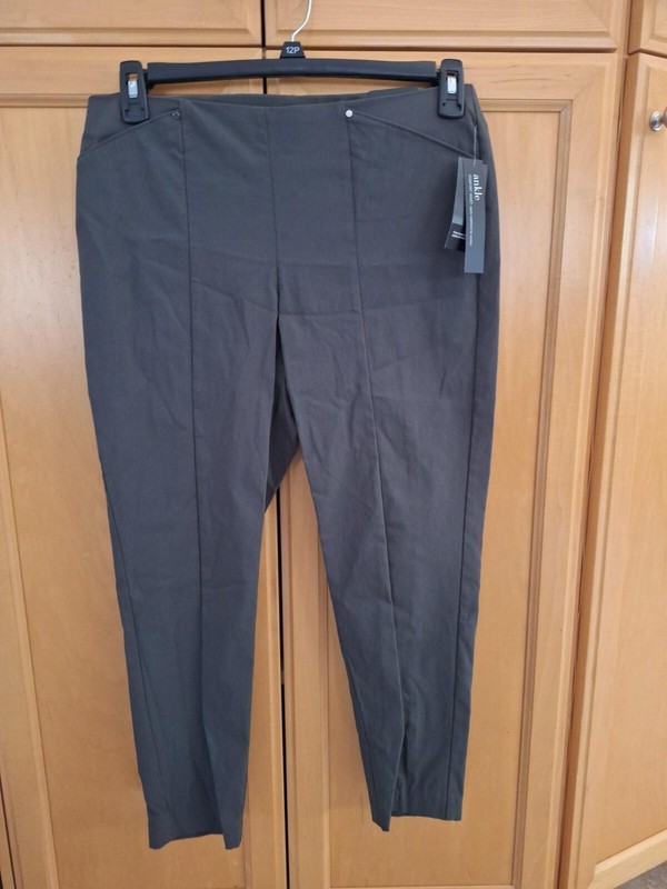 Alfani Seamed Pull-on Skinny Ankle Pants Urban Olive Color Women's Sz 12P ~ NWT