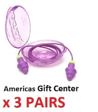 3 Earplugs Moldex Rockets Corded With Case 3 Pairs 6405 Earplug Reusable Moldex 