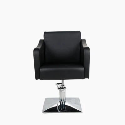 Salon Fit Manhattan Hydraulic Styling Chair- Black - Free P&P