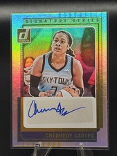 2025 Panini Donruss WNBA - Chennedy Carter - Silver Holo Auto - Chicago Sky