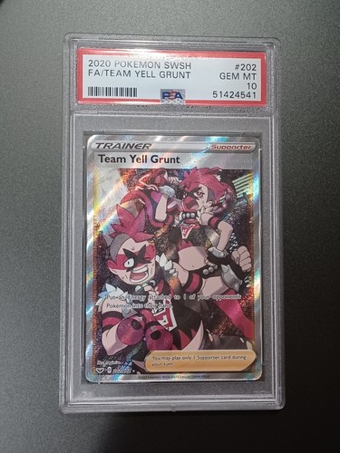 Team Yell Grunt graded PSA 10 for sale on eBay