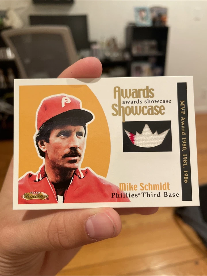 迈克·施密特球衣 2001 年弗勒展示奖展示纪念品 1/100 — 第 3/4 张图片