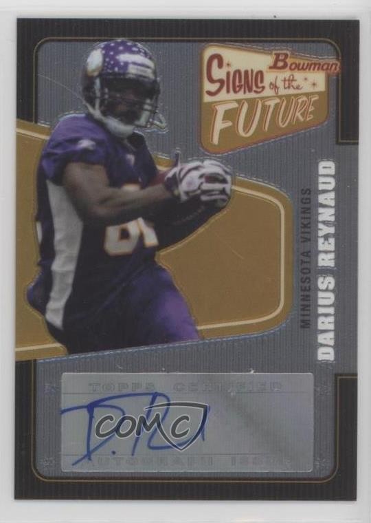 Darius Reynaud #SF-DR 2008 Bowman Football Signs of the Future