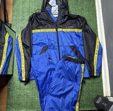 Vintage Hilfiger Athletic Windbreaker Track Suit Size Large Blue