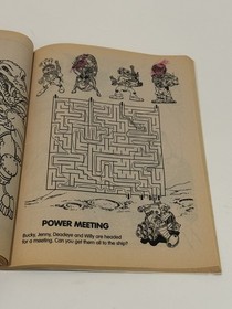 Bucky O'Hare Giant Color/Activity Book (Golden 1991) Cartoon - NES Retro 90&rsquo;s!