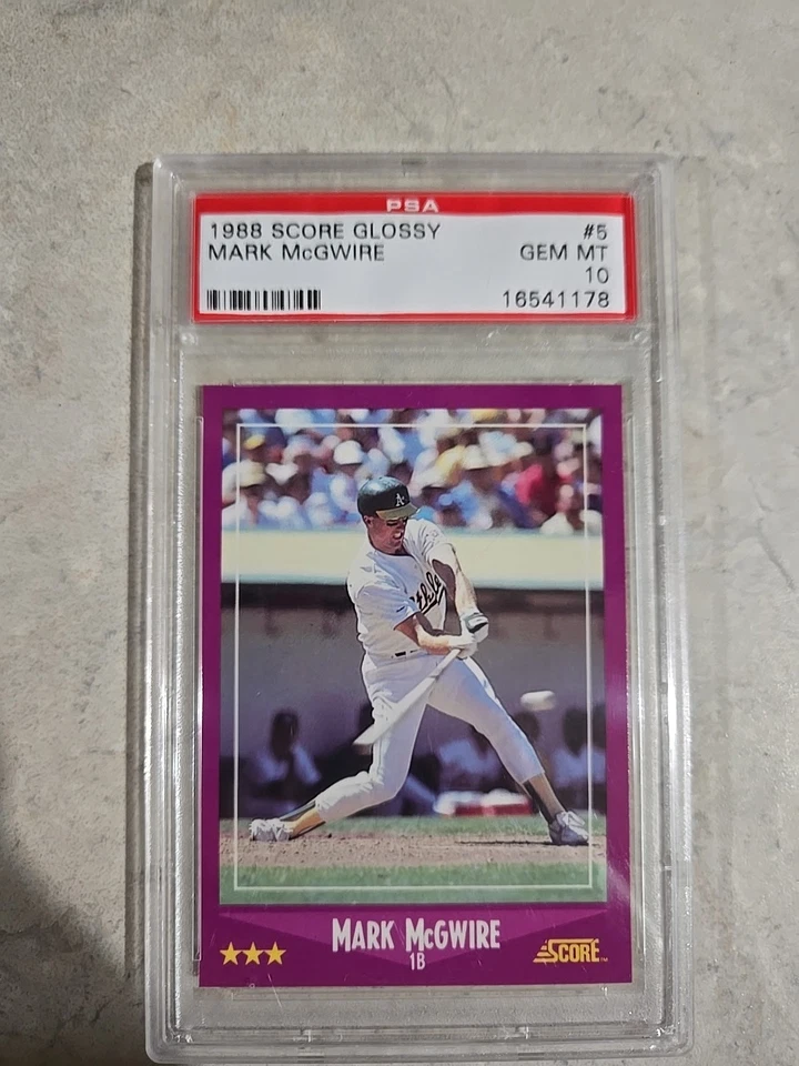 Puntuación brillante Mark McGwire Future 1988 patio #5 PSA 10 gema como nueva Foto 3 de 4
