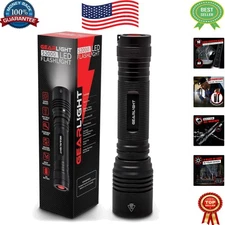 Ultra-Bright 1200 Lumen Mid-Size Tactical Flashlight for Emergency & Outdoor Use