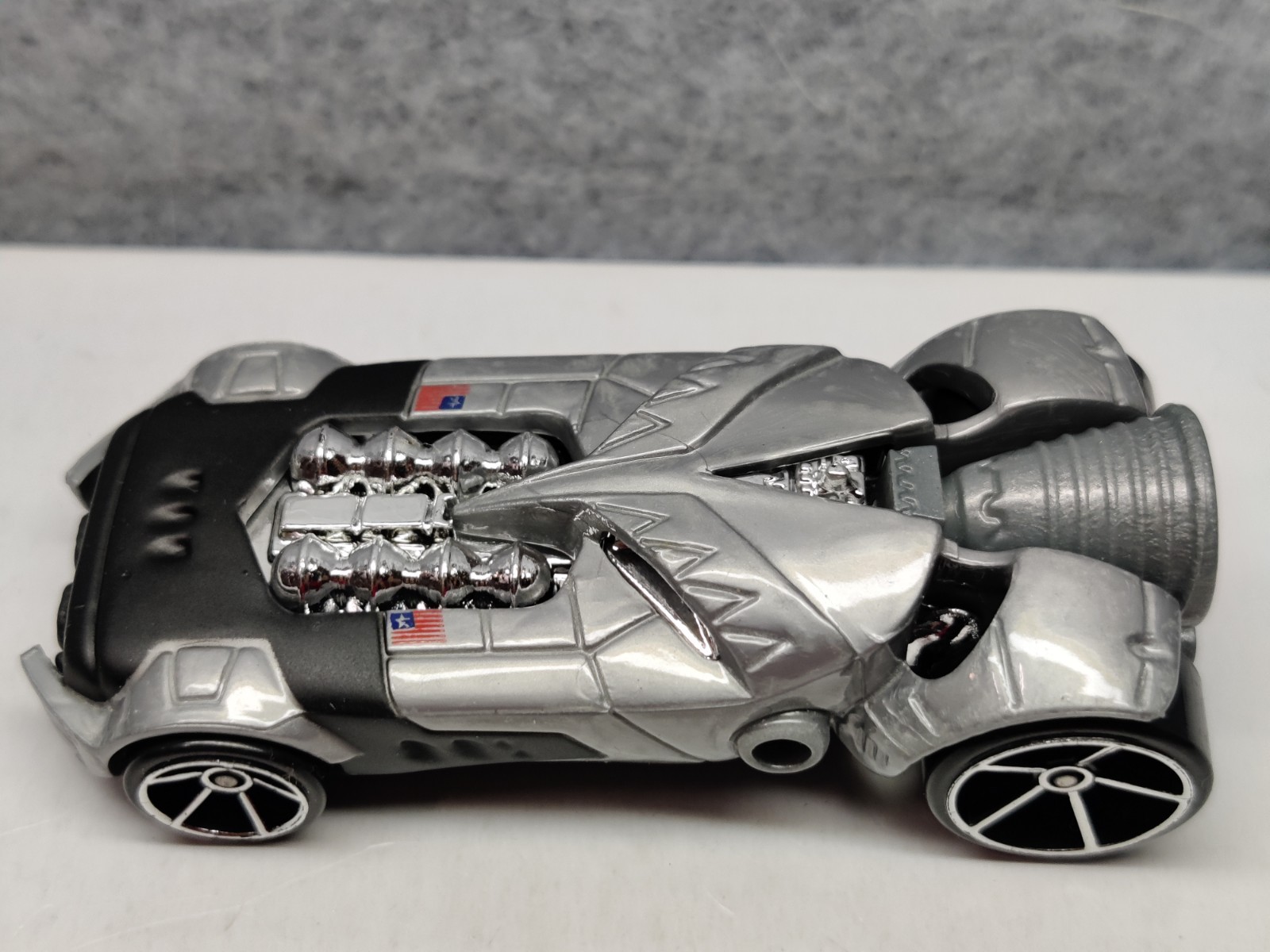 Hot Wheels 1:64 2008 New Models 22/40 RocketFire Silver ~ Mint!