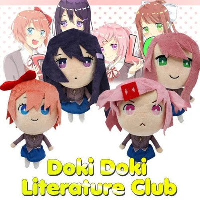 Doki Doki Literary Club Plush Toys Anime Monika Natsuki Sayori Yuri Dolls Gifts