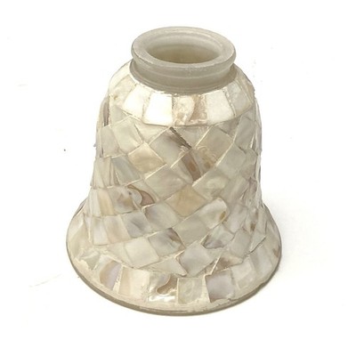 Mosaic Shell Tile Art Glass Shade Chandelier Pendant Wall Sconce 2.25'' fitter