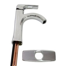 Pfister LF-042-BIEC Bruxie Single-Hole Bathroom Faucet - Polished Chrome