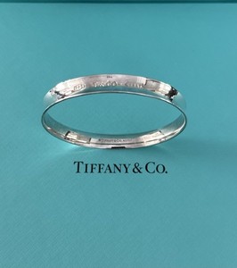 TIFFANY&CO 1837 Signature Bangle Medium 925Silver RARE😍BNIB