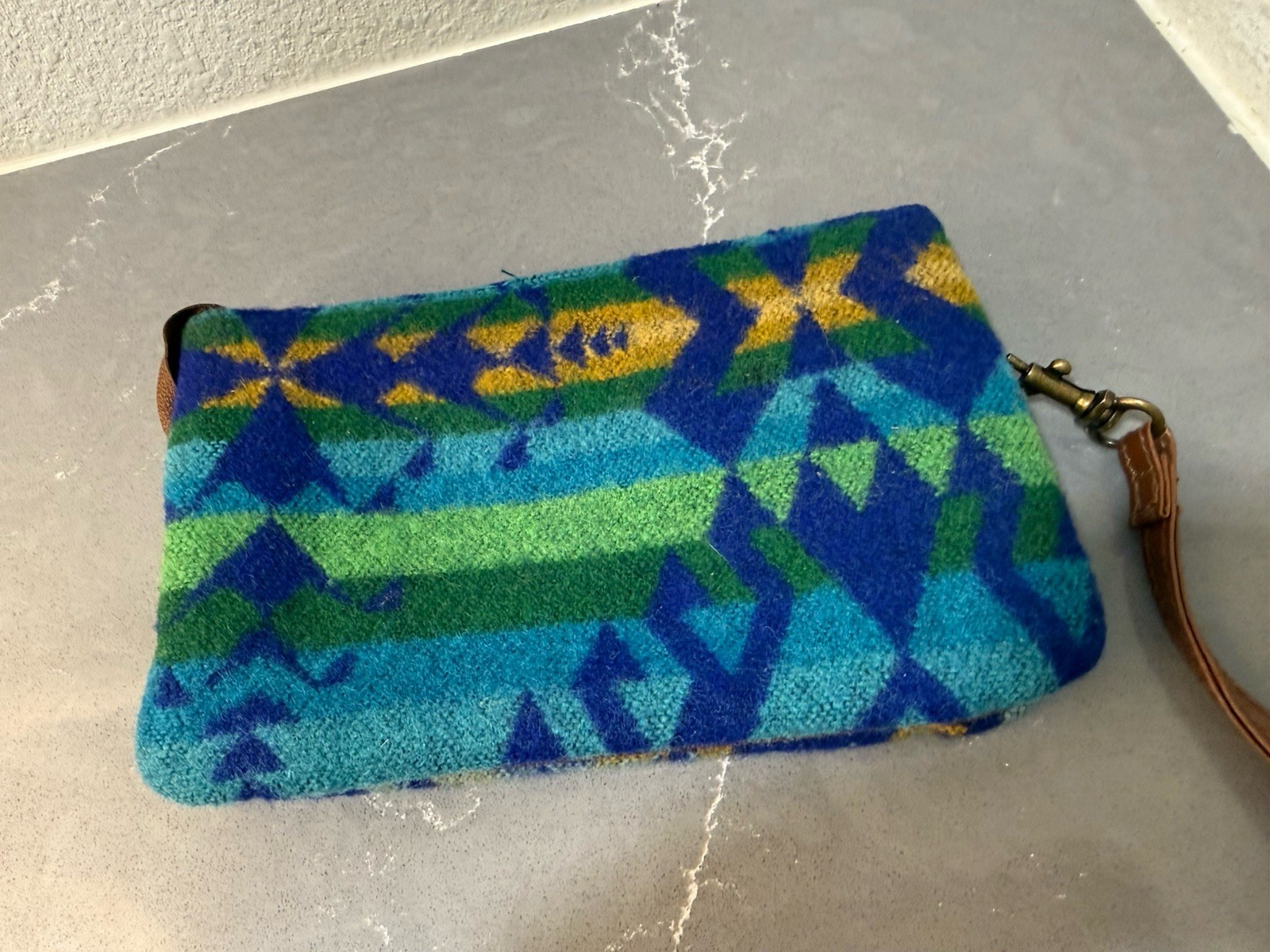 PENDLETON Aztec Southwestern Pattern Wool Zip Wom… - image 2