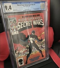 Marvel Super Heroes Secret Wars  8 CGC 9.4  1984  Spider-Man Black Suit Origin