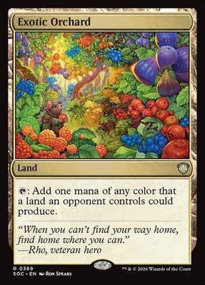 *MtG: 4x EXOTIC ORCHARD - Commander Secrets of Strixhaven Rare - magicman*
