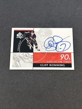 2021-22 UD SP Authentic Cliff Ronning Sign of the Times 90's Autograph-Pack Frsh