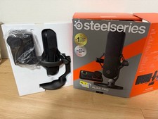 SteelSeries Alias Pro Gaming Headset XLR Mic AI Noise Cancel Used