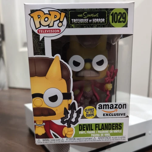 Funko Pop! Vinyl: The Simpsons - Devil Flanders (Glows in the Dark) - Amazon...