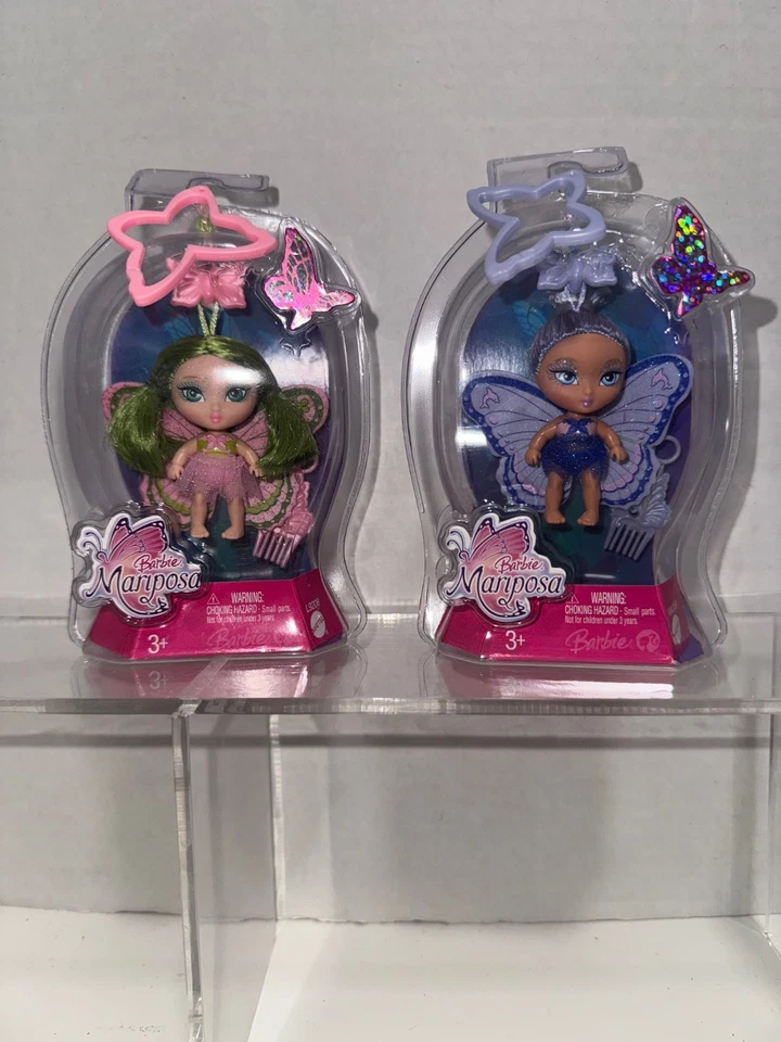 Barbie Mariposa Clip & Go Flutterpixie Mariposa Hada Juego Completo 8 Muñecas Foto 2 de 4