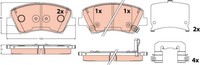 Bremsbelagsatz FÜR Hyundai I30 (Pde, Pd, Pden) - Trw GDB2510