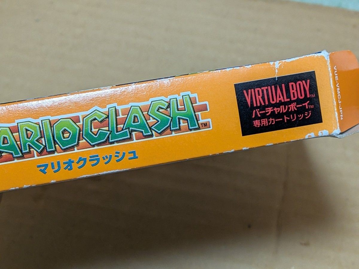 MARIO CLASH Virtual Boy Nintendo With Box Manual 1995 Game