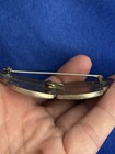 WWII Imperial Japanese Army Belt Buckle Brooch Lacquer Maki-e Trench Art Sakura — photo 4