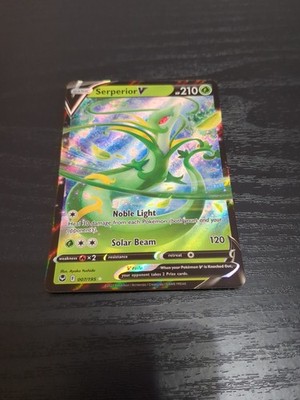 Serperior V 007/195 Swsh12: Sword & Shield - Silver Tempest Holo