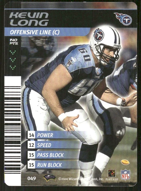 2002 NFL Showdown Kevin Long Titans #049