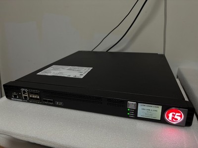 F5-BIG-LTM-i2600 Load Balancer v17.1.2 Ready 16GB RAM Perpetual License Tested
