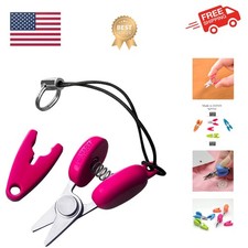 Mini Travel Scissors 1.3" - TSA Approved Portable Tiny Scissors for Yarn, Sew...