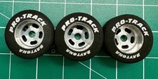 Pro-Track Daytona Slot Car Wheels/Tires - .830 Dia x .550 Wide - 1/8" Axle
