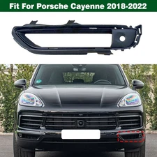 Front Bumper Face Bar Lower Grill Trim Cover Left For Porsche Cayenne 2018-2022 