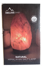 Himalayan Pink Salt Lamp, Dimmable, 4 lbs, 8'' Tall. Wth Original Box