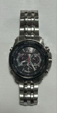 CASIO EDIFICE EQW M7100B Radio-Controlled Solar Watch Working Condition