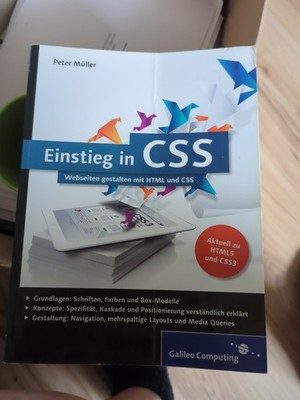 Einstieg ins CSS Webseiten gestalten mit HTML und CSS