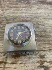 Vintage 1960/70 NIVREL Alarm Swiss Made Black Dial - Integrated Steel Case