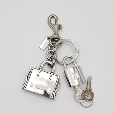 Authentic Louis Vuitton Silver Padlock & Key ...