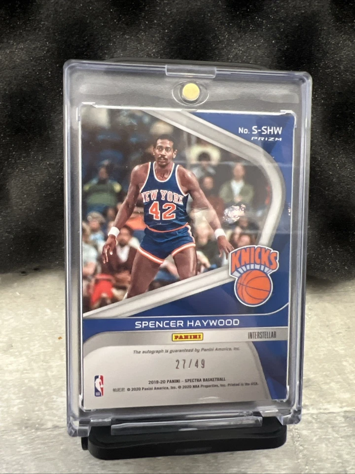 2020 Panini Spencer Haywood Auto /49 No. S-SHW - Image 3 of 4