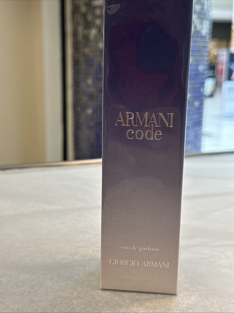 Armani Code Women 2.5oz/75 ml Eau De Parfum Spray New & Sealed