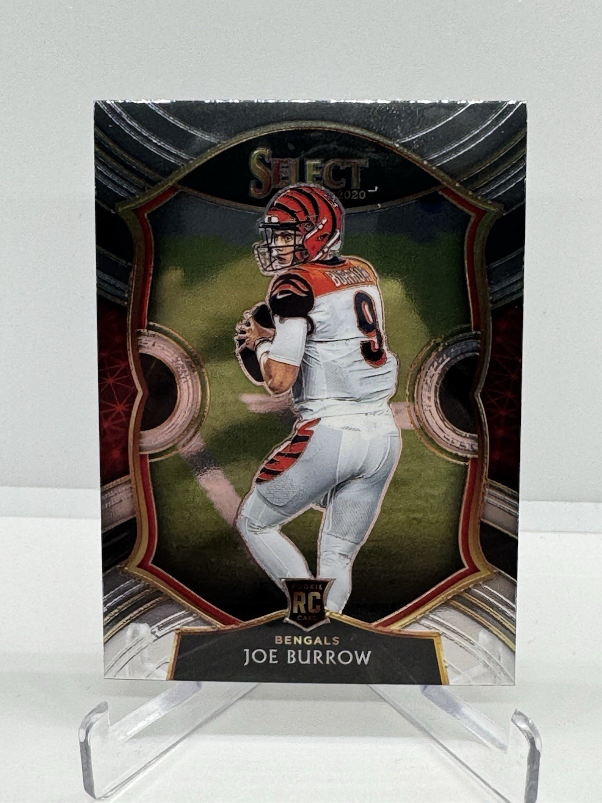 Panini 2020 Select Joe Burrow Rookie Concourse Base #46 Bengals Football (RC)