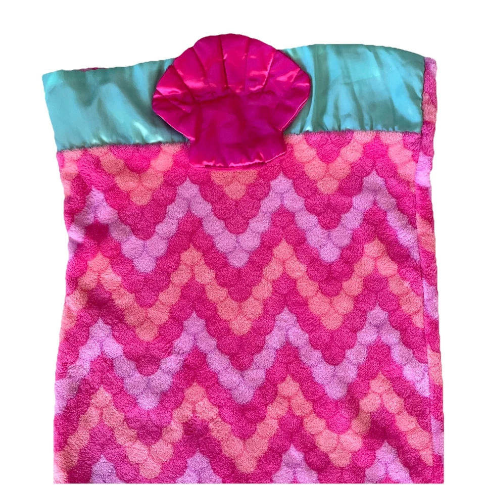 Cobertor SNUGGIE TAILS Menina Sereia Cobertor Festa do Pijama Meninas Lounge Rosa Verde - Imagem 3 de 4