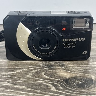 Olympus NEWPIC Zoom 60 Film Camera 30-60 AF Black TESTED