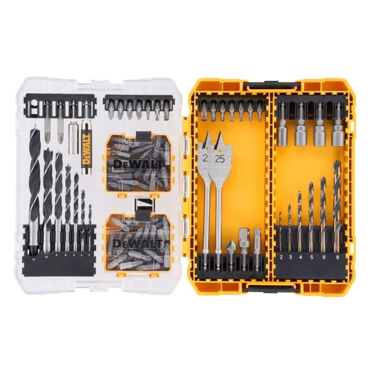 Dewalt DT70784-QZ Набор насадок для аксессуаров Trapano Avvitator 100 PZ Valigetta