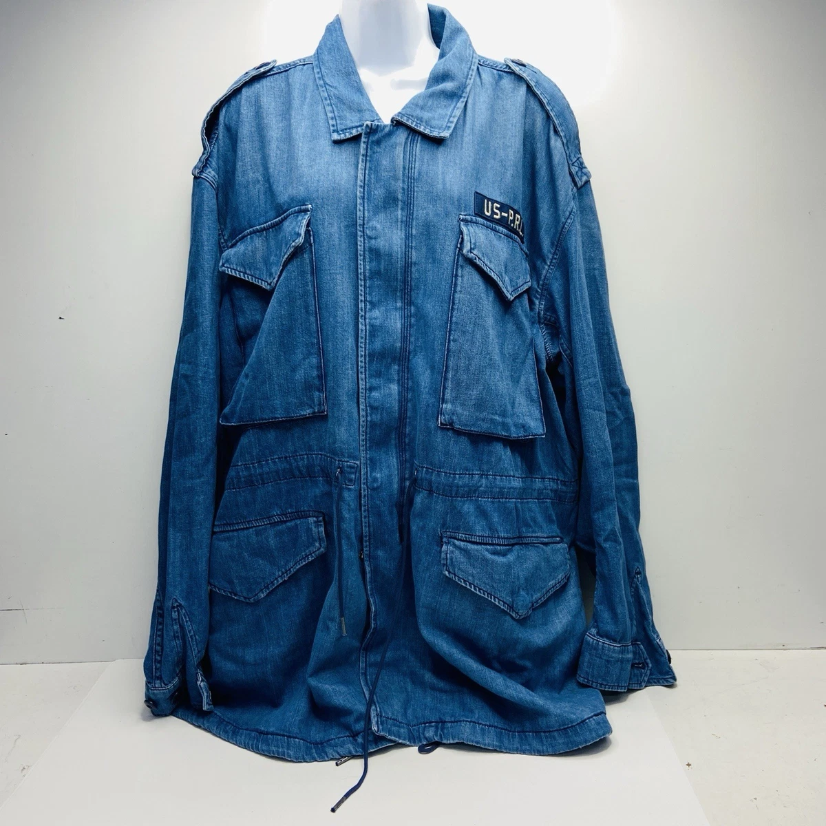 Denim & Supply Ralph Lauren Military Jacket Blue Coats, Jackets