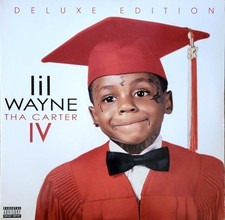 Lil Wayne THA CARTER IV New Sealed Black Vinyl Record 2 LP