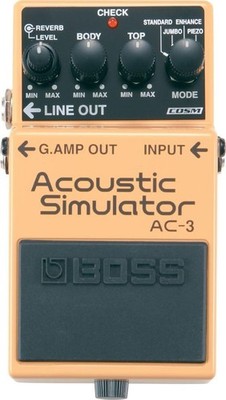 Boss AC-3 Akustik-Simulator Gitarren-Effekt-Pedal BRANDNEU