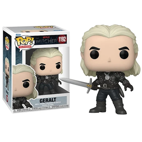 Funko Pop! Television Geralt Vinyl Figure Witcher 4" Netflix Box 1192 Vinyl