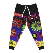 GooseBumps Apparel Athletic Joggers (AOP) 1990s Goosebumps 