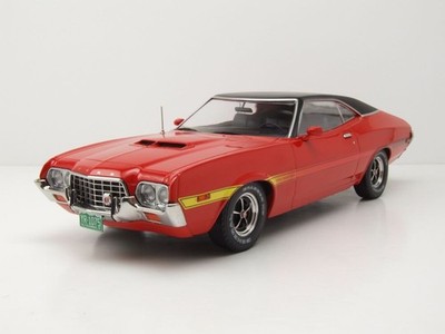 Ford Gran Torino Sport 1972 rot schwarz Modellauto 1:18 ixo models